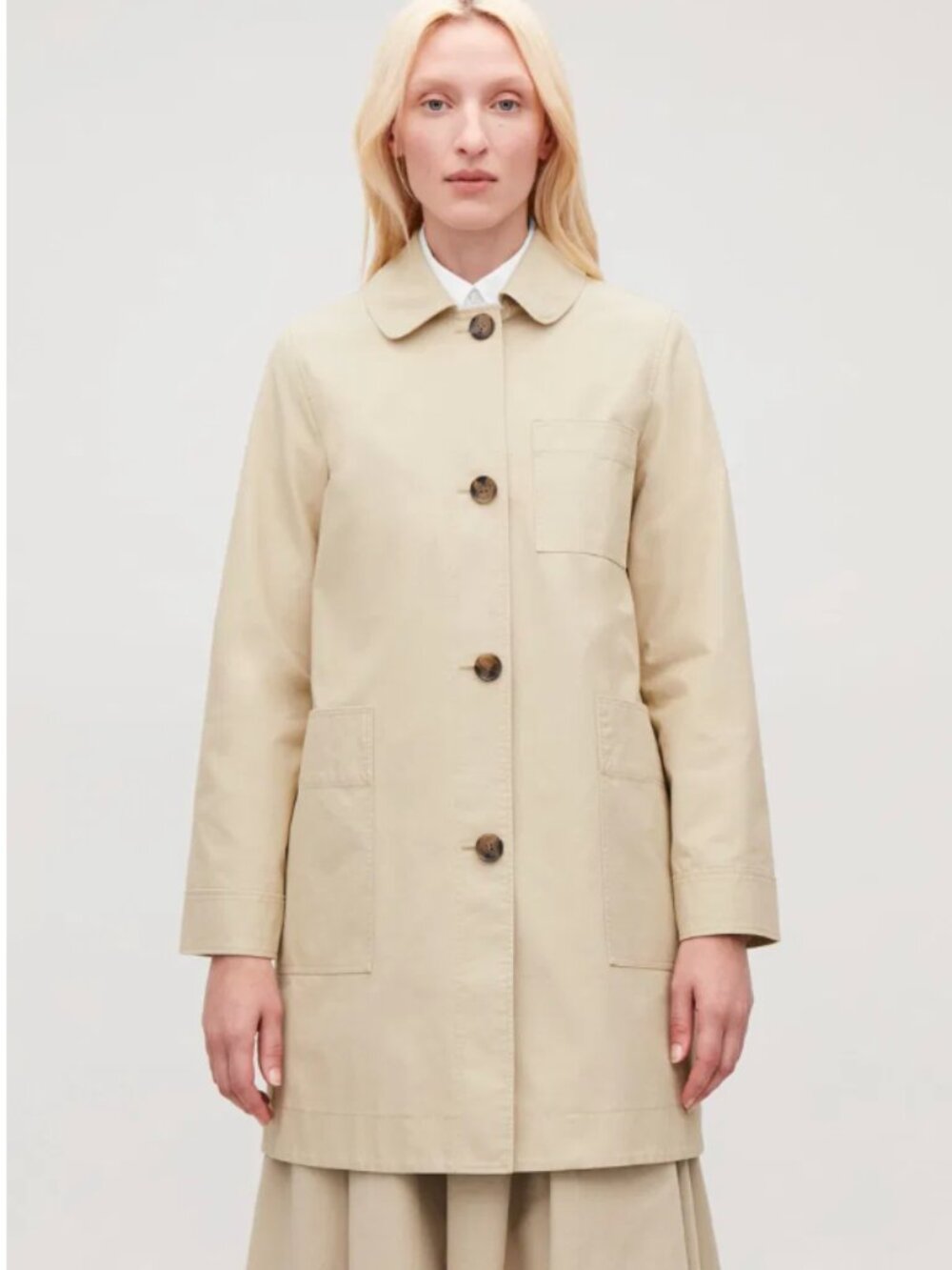 COS Short Workwear Trench Coat